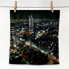 Tokyo Night Face Towel by trendistuff