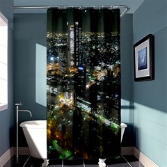 Tokyo Night Shower Curtain 36  X 72  (stall) 