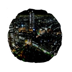 Tokyo Night Standard 15  Premium Round Cushions by trendistuff