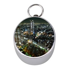 Tokyo Night Mini Silver Compasses