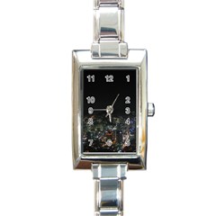 Seoul Night Lights Rectangle Italian Charm Watches by trendistuff