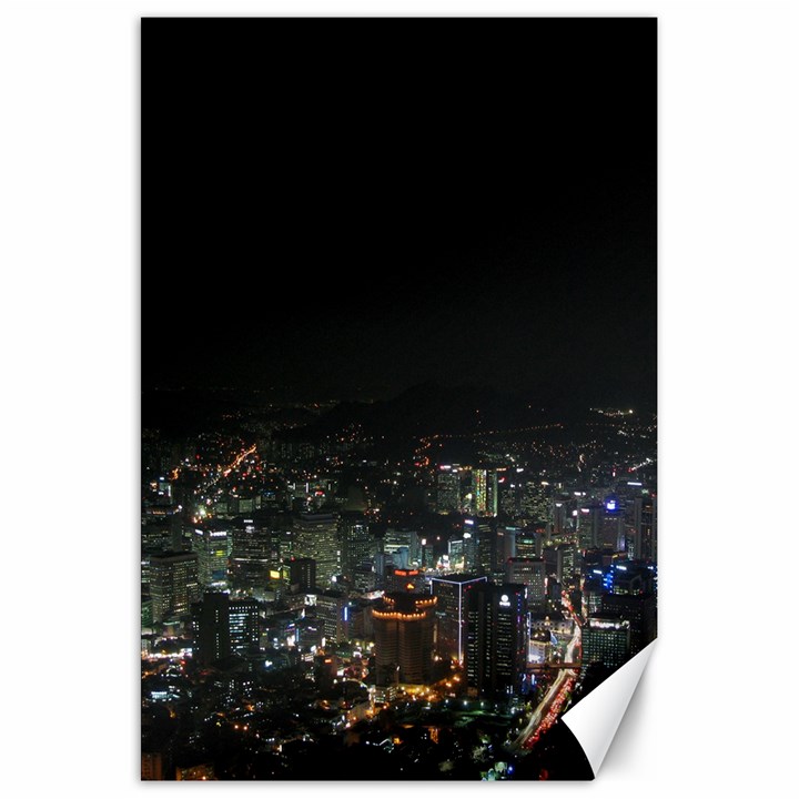 SEOUL NIGHT LIGHTS Canvas 20  x 30  