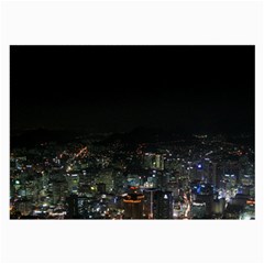 Seoul Night Lights Large Glasses Cloth (2-side) by trendistuff