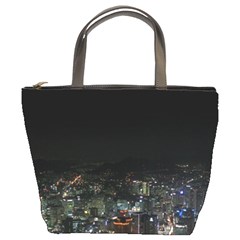 Seoul Night Lights Bucket Bags by trendistuff