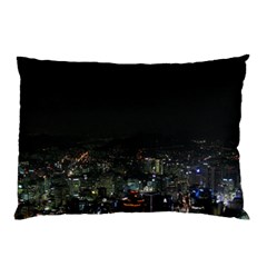 Seoul Night Lights Pillow Cases by trendistuff