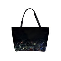 Seoul Night Lights Shoulder Handbags by trendistuff