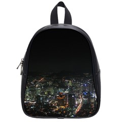 Seoul Night Lights School Bags (small)  by trendistuff