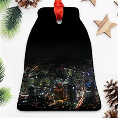 Seoul Night Lights Ornament (bell)  by trendistuff