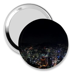 Seoul Night Lights 3  Handbag Mirrors by trendistuff