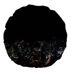 Seoul Night Lights Large 18  Premium Flano Round Cushions