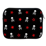 Stars, Skulls And Crossbones Apple iPad 2/3/4 Zipper Cases Front