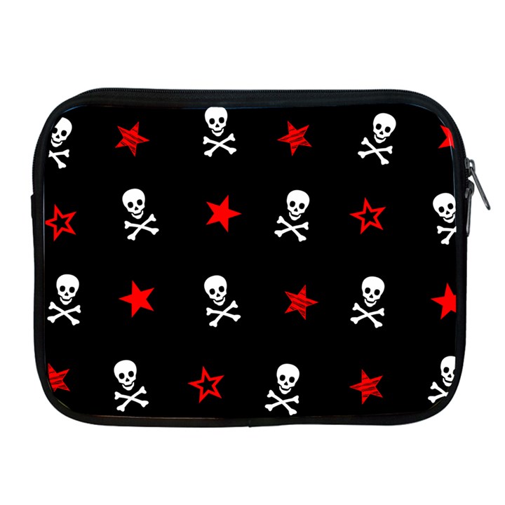 Stars, Skulls And Crossbones Apple iPad 2/3/4 Zipper Cases