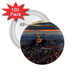 Paris From Above 2 25  Buttons (100 Pack)  by trendistuff