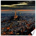 PARIS FROM ABOVE Canvas 16  x 16   15.2 x15.41  Canvas - 1