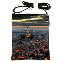 Paris From Above Shoulder Sling Bags by trendistuff