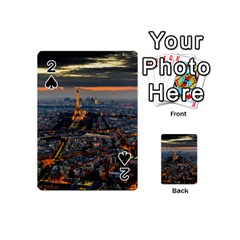 Paris From Above Playing Cards 54 (mini)  by trendistuff