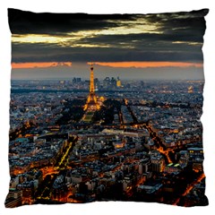 Paris From Above Standard Flano Cushion Cases (two Sides) 