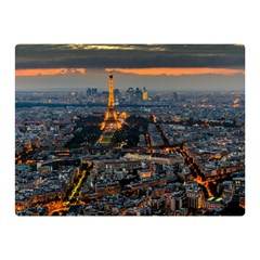 Paris From Above Double Sided Flano Blanket (mini) 