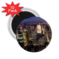 New York 1 2 25  Magnets (10 Pack)  by trendistuff