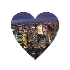 New York 1 Heart Magnet