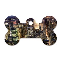 New York 1 Dog Tag Bone (two Sides) by trendistuff