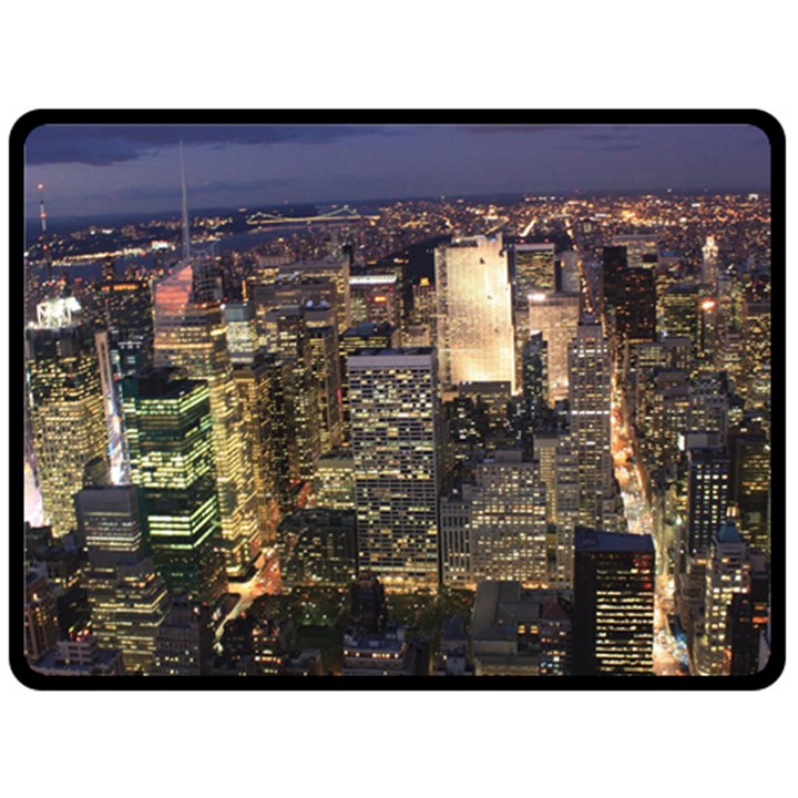 NEW YORK 1 Fleece Blanket (Large) 