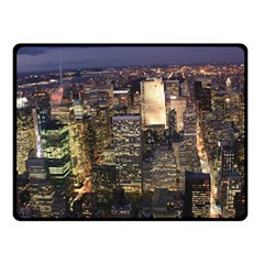 New York 1 Double Sided Fleece Blanket (small) 