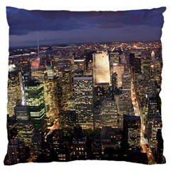 New York 1 Large Flano Cushion Cases (two Sides) 