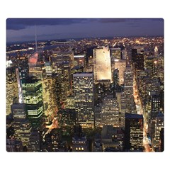 New York 1 Double Sided Flano Blanket (small) 