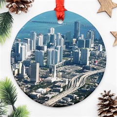 Miami Ornament (round)  by trendistuff