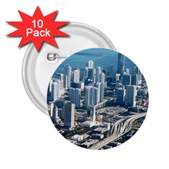 Miami 2 25  Buttons (10 Pack) 