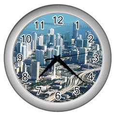 Miami Wall Clocks (silver)  by trendistuff