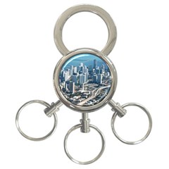 Miami 3-ring Key Chains by trendistuff