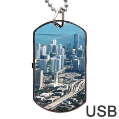 Miami Dog Tag Usb Flash (two Sides) 