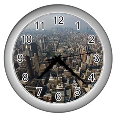 Manhattan 2 Wall Clocks (silver)  by trendistuff