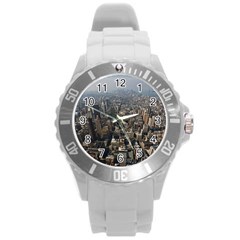 Manhattan 2 Round Plastic Sport Watch (l)