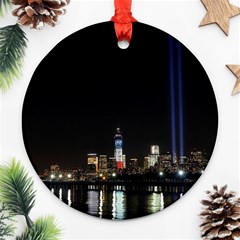 Manhattan 1 Ornament (round)  by trendistuff