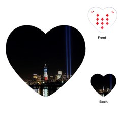 Manhattan 1 Playing Cards (heart)  by trendistuff