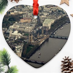 London Heart Ornament (2 Sides) by trendistuff