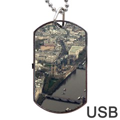 London Dog Tag Usb Flash (one Side)