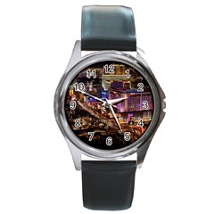 LAS VEGAS 2 Round Metal Watches