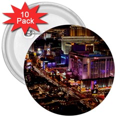 LAS VEGAS 2 3  Buttons (10 pack) 