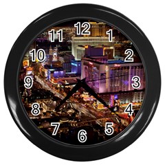 LAS VEGAS 2 Wall Clocks (Black)