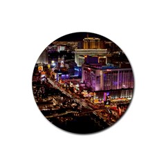 LAS VEGAS 2 Rubber Coaster (Round) 