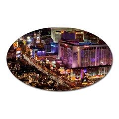 LAS VEGAS 2 Oval Magnet