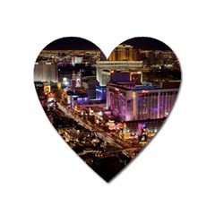 LAS VEGAS 2 Heart Magnet