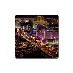 LAS VEGAS 2 Square Magnet