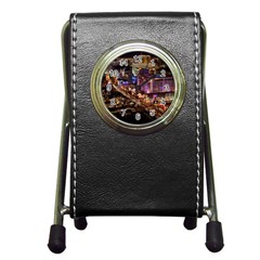 LAS VEGAS 2 Pen Holder Desk Clocks