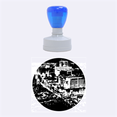 LAS VEGAS 2 Rubber Round Stamps (Medium)