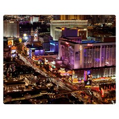 LAS VEGAS 2 Double Sided Flano Blanket (Medium) 